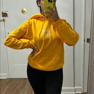 Mustard “good vibes” hoodie